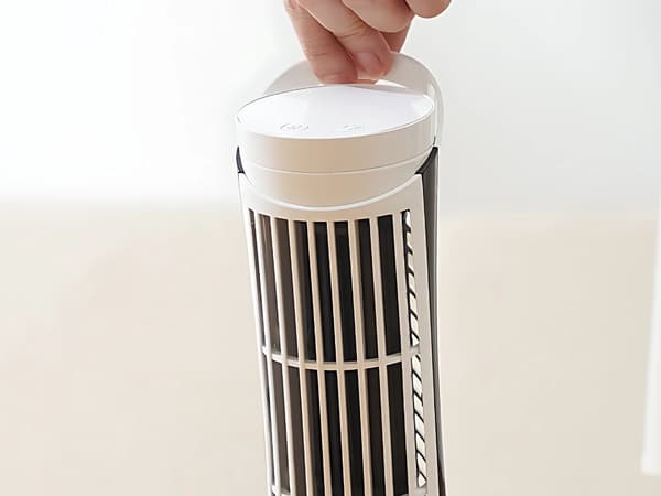 Mini-fläkt LED - Skrivbordsfläkt USB 2 hastigheter