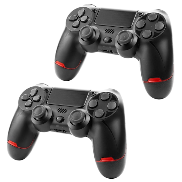 2-Pack - PS4 Kontroll DoubleShock för Playstation 4 - Trådlös Svart