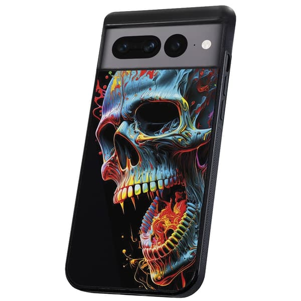 Google Pixel 7A - Cover/Mobilcover Skull