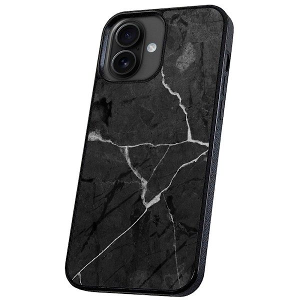 iPhone 16 Plus - Deksel/Mobildeksel Marmor