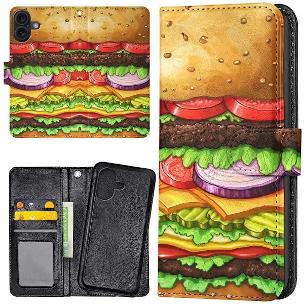 iPhone 17 - Lommebok Deksel Hamburger