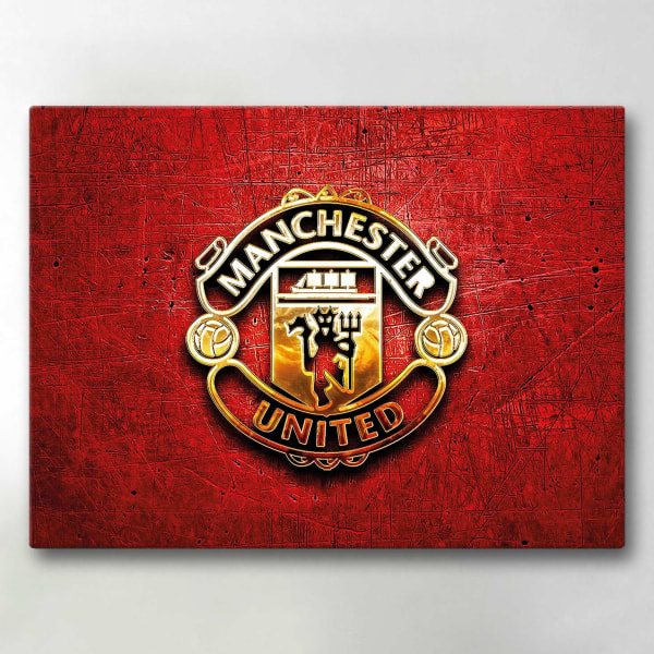 Lerretsbilde / Bilde - Manchester United - 40x30 cm - Lerret Multicolor