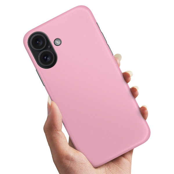 Deksel / Mobildeksel til iPhone 16 Plus - Lyserosa