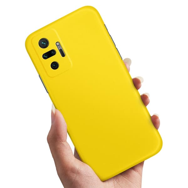 Deksel / Mobildeksel til Xiaomi Redmi Note 10 Pro - Gul