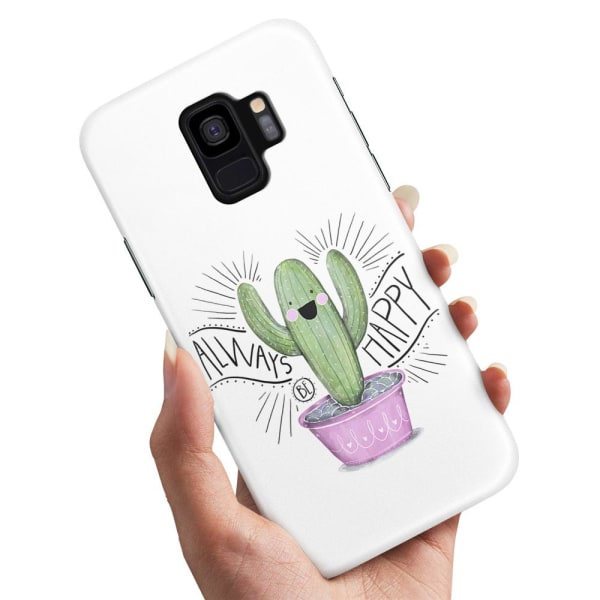 Samsung Galaxy S9 - Cover/Mobilcover Happy Cactus