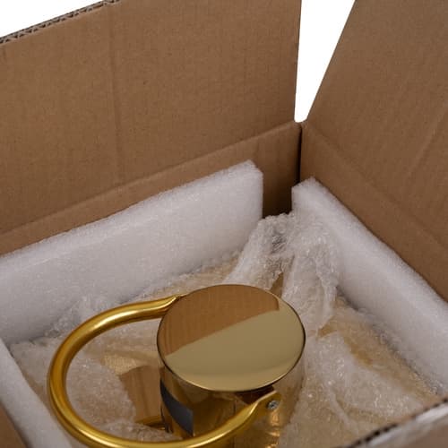 Ljushållare / Ljuslyktor - 3-delar Gold