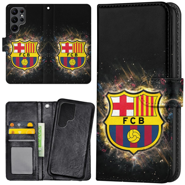 Samsung Galaxy S23 Ultra - Mobilcover/Etui Cover FC Barcelona