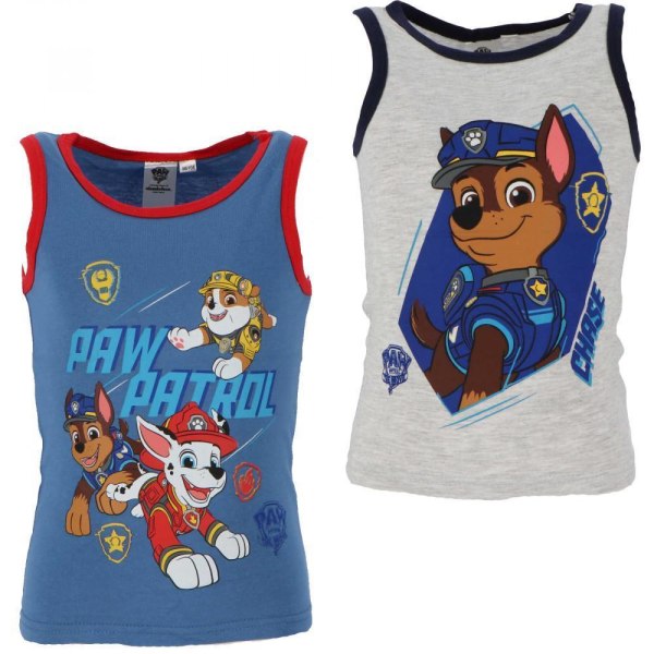 2-Kpl - Paw Patrol Hihaton Paita Lapsille – Poika MultiColor 110/116