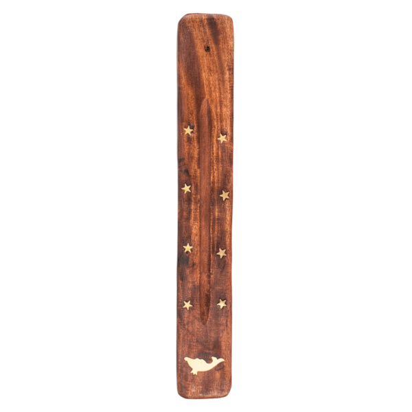 Suitsuketeline Puusta - Teline Suitsukkeelle Brown