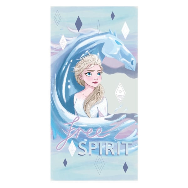 Disney Frost Frozen ishäst badhandduk, strandhandduk 70x137 cm (Snabbtorkande)