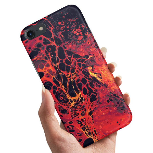 iPhone 5/5S/SE - Cover/Mobilcover Marmor Multicolor