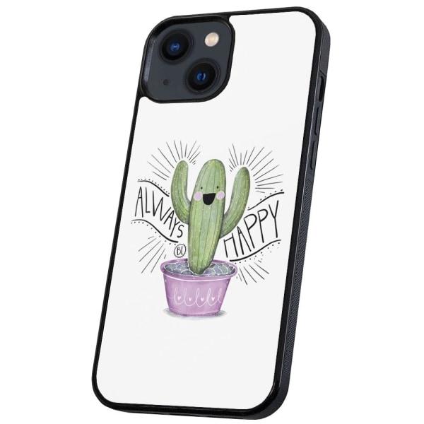 iPhone 13 - Deksel/Mobildeksel Happy Cactus Multicolor