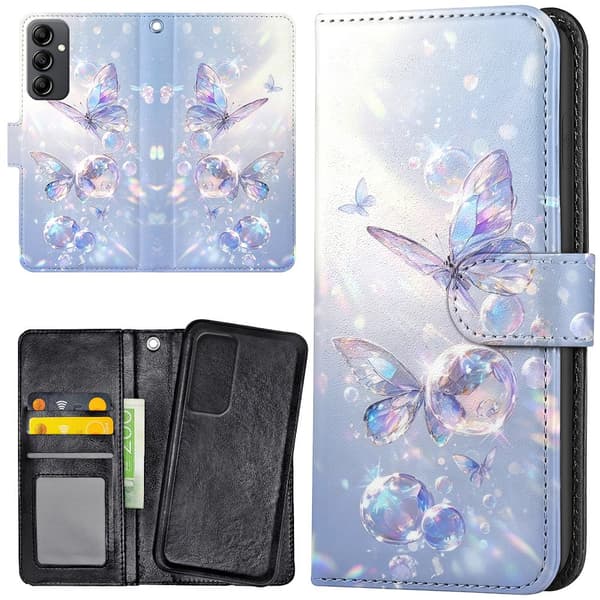 Samsung Galaxy A54 - Plånboksfodral/Skal Butterflies