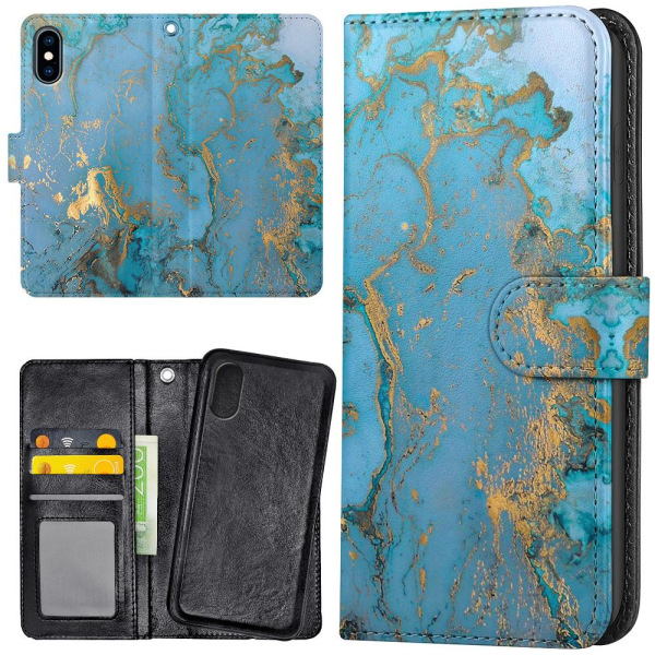 iPhone X/XS - Mobilcover/Etui Cover Marmor