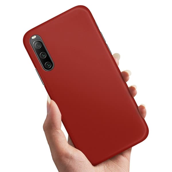 Deksel / Mobildeksel til Sony Xperia 10 IV - Mørkrød
