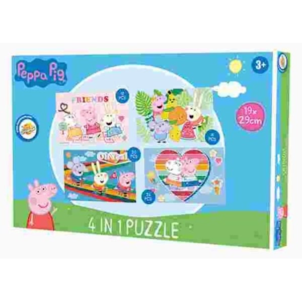 Greta Gris pussel 4-i-1