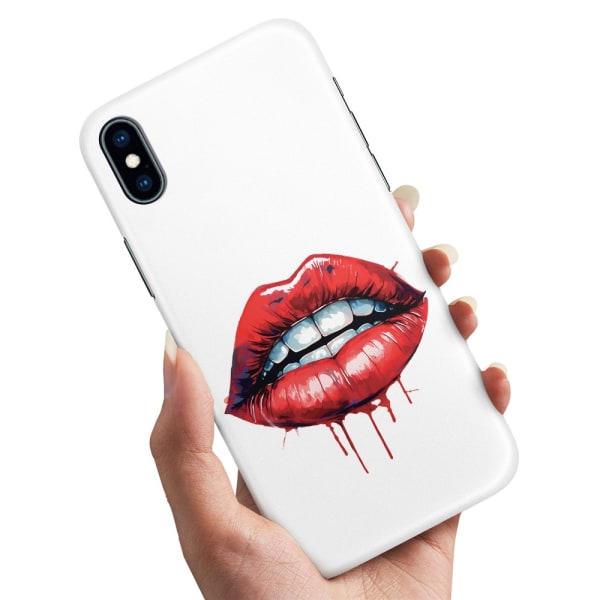 iPhone X/XS - Cover/Mobilcover Lips