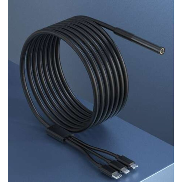 Tarkastuskamerat matkapuhelimeen ja tietokoneeseen / USB-endoskooppi - 2 m