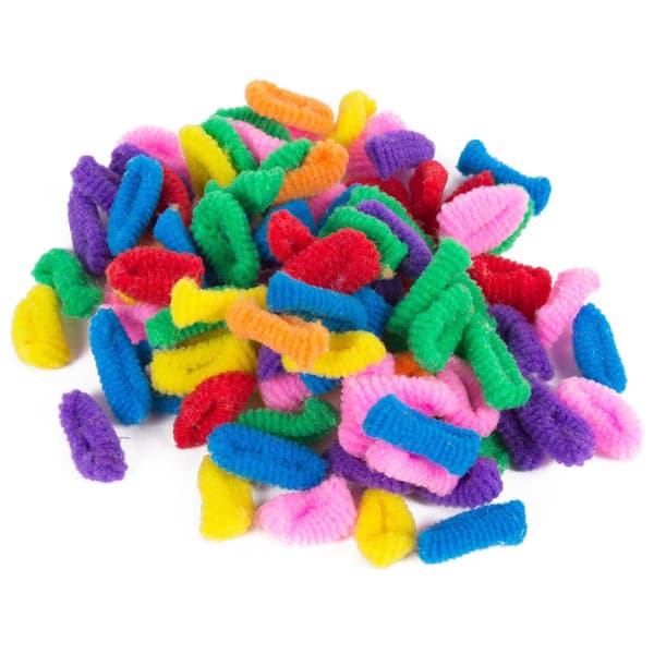 Hiuslenkit - Pehmeät - Eriväriset Hiuslenkit - 100-Kpl Multicolor