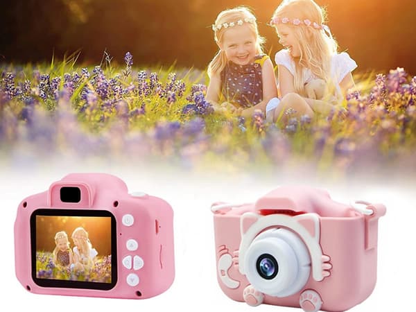 Digitalkamera / Kamera for Barn – Barnekamera Pink