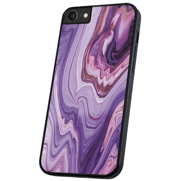 iPhone 6/7/8/SE - Deksel/Mobildeksel Marmor Multicolor