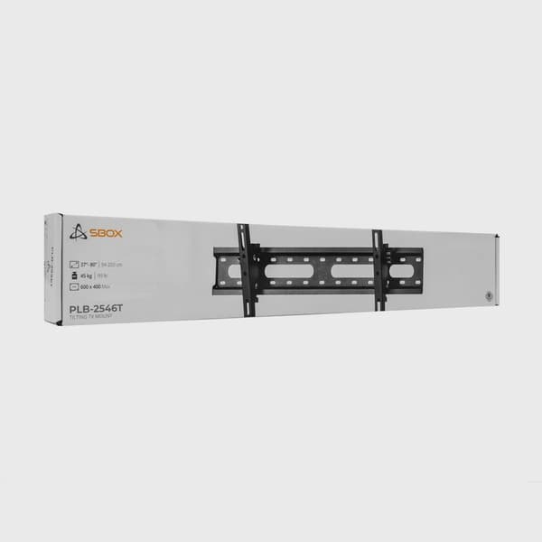SBOX Tiltbart Fäste VESA 600/80"/45kg Svart