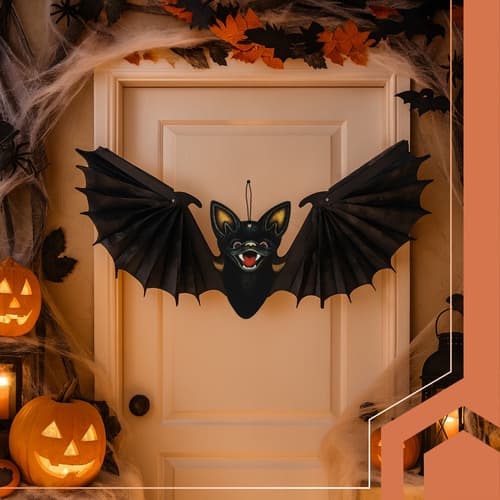Hängande fladdermus - Halloween-prydnad