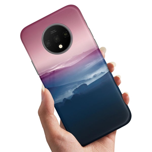 OnePlus 7T - Cover/Mobilcover Farverige Dale