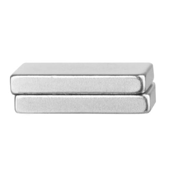 10-Pak - Neodymmagneter 1x0,5 cm / Magneter - Supermagneter Silver