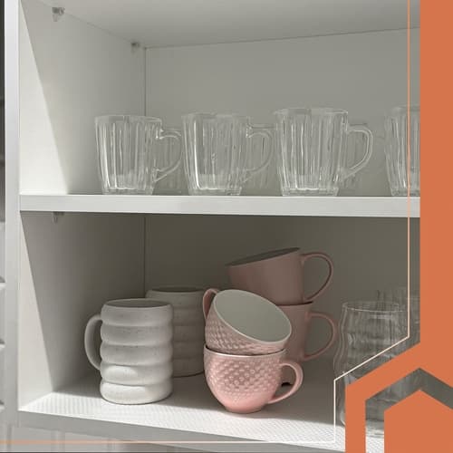Halkfri Lådmatta - 500x50cm Transparent - 5-Pack