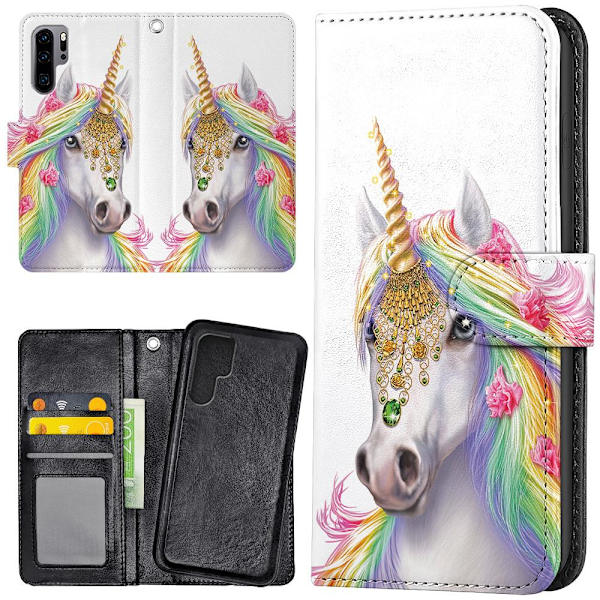 Samsung Galaxy Note 10 - Lommebok Deksel Unicorn/Enhjørning