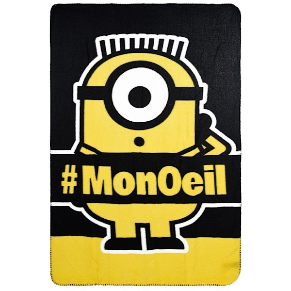 Minions Monoeil polisäng täcke 100x150cm