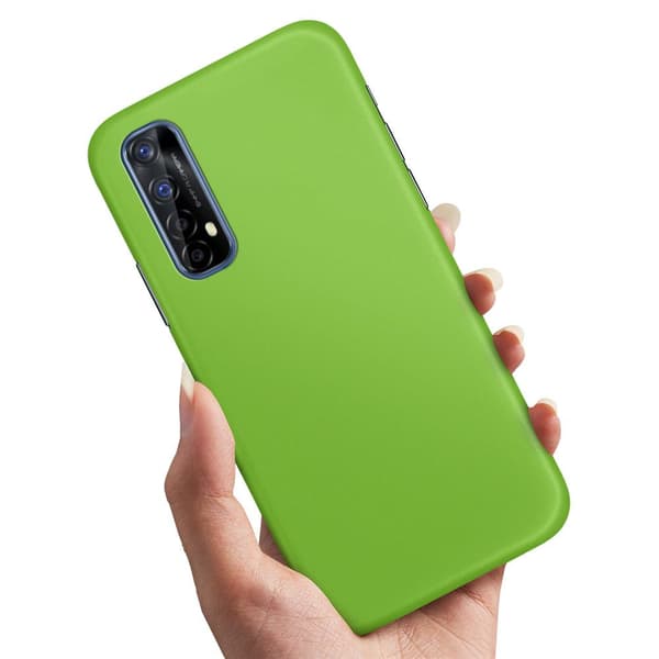Deksel / Mobildeksel til Realme 7 - Limegrønn Lime green