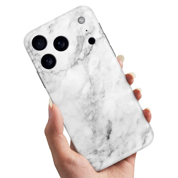 Cover / Mobilcover til iPhone 17 / 18 Pro Max - Marmor