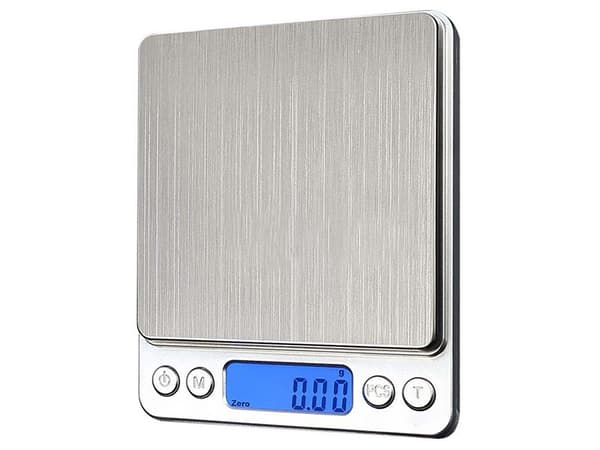 Precisionsvåg 2 kg / 0,1 g - Digital LCD-granvåg