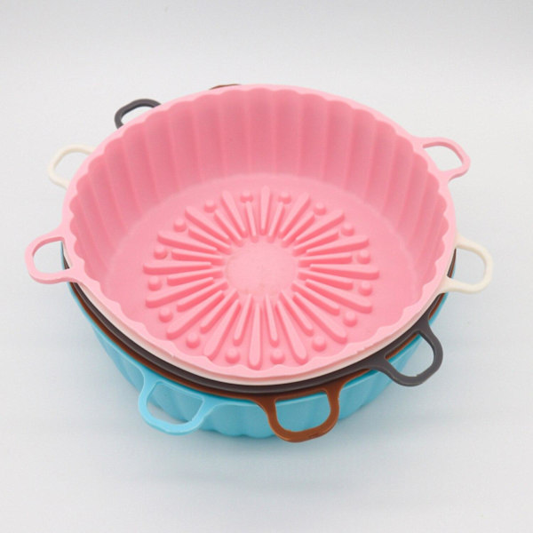 Airfryer Silikoneform - Kurv til luftfriture MultiColor 16-18 cm