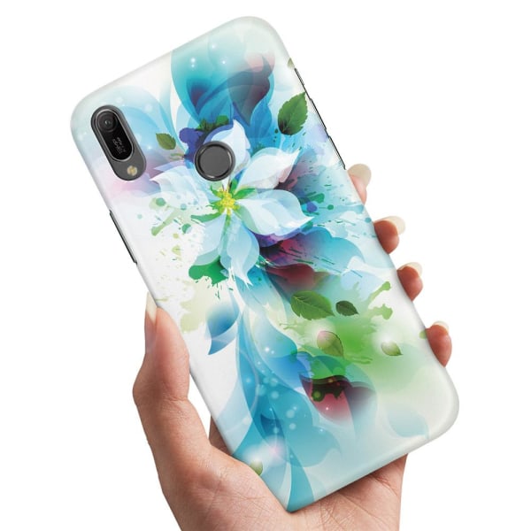 Huawei Y6 (2019) - Cover/Mobilcover Blomst