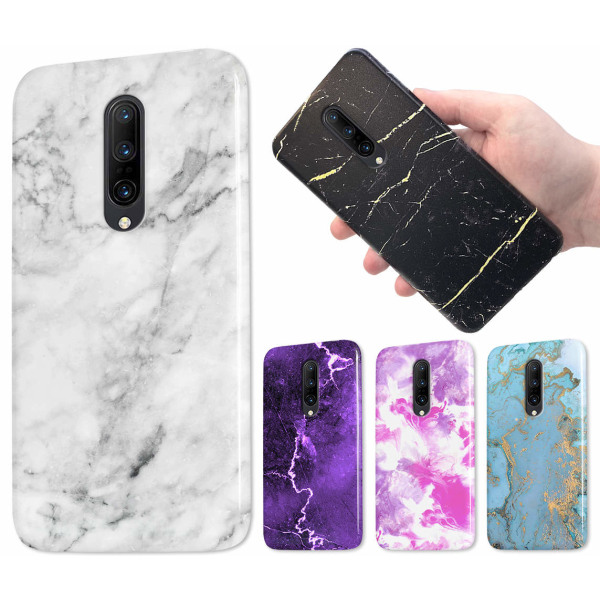 OnePlus 6 - Cover/Mobilcover Marmor MultiColor 12