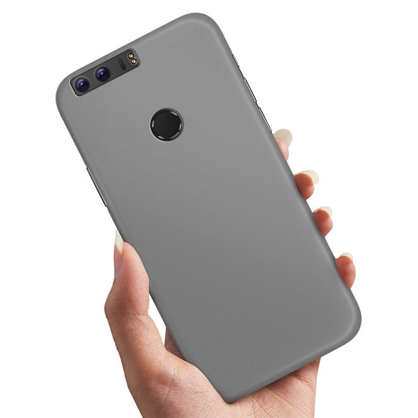 Deksel / Mobildeksel til Huawei Honor 8 - Grå