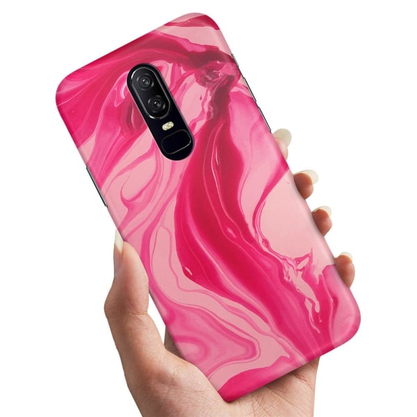 OnePlus 8 - Cover/Mobilcover Marmor Multicolor