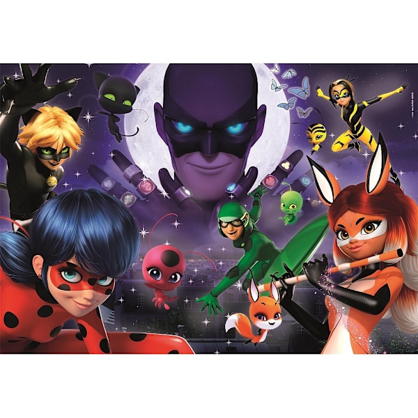 Miraculous Ladybug Hawk Moth 104-bitar Clementoni pussel