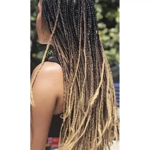 Jumbo Braid / Løshår Hårfletning - 60 cm Ljusbrun