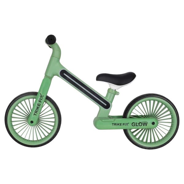 Balanscykel med LED för barn - Springcykel Grön