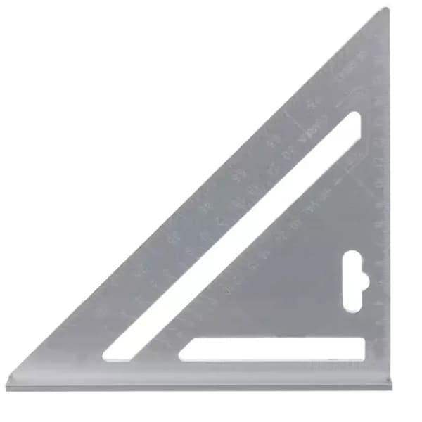 Kulmamitta 90° - 18 cm Silver