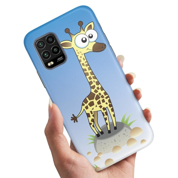 Xiaomi Mi 10 Lite - Cover/Mobilcover Tegnet Giraf