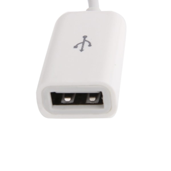 iPhone Adapter for USB - USB 2.0 Hun til Lightning - OTG White