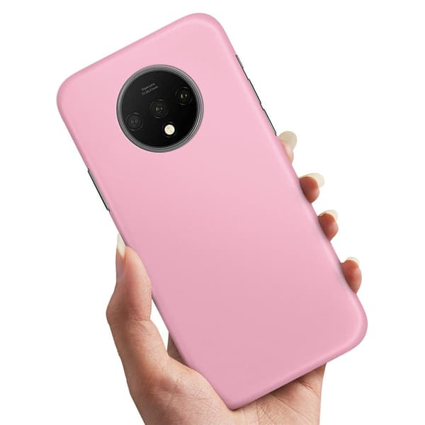 Deksel / Mobildeksel til OnePlus 7T - Lyserosa Light pink