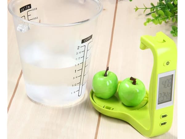 Elektronisk köksvåg LCD digitala precisionsvikter 1kg/1g Green