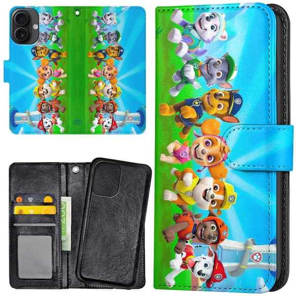iPhone 16 - Lommebok Deksel Paw Patrol