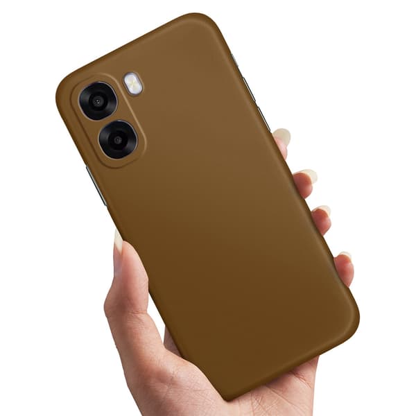 Deksel / Mobildeksel til Oppo A6x 5G - Brun